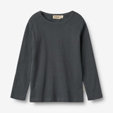 Wheat Main T-Shirt L/S Stig Jersey Tops and T-Shirts 9526 black sea