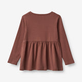 Wheat Main  T-Shirt Marcia mit Stick Jersey Tops and T-Shirts 2389 plum rose