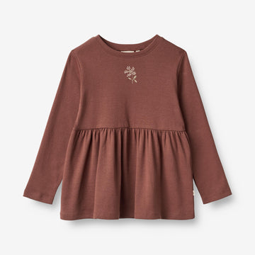 Wheat Main  T-Shirt Marcia mit Stick Jersey Tops and T-Shirts 2389 plum rose