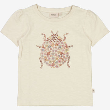 Wheat Main  T-Shirt Marienkäfer Blume Jersey Tops and T-Shirts 3356 chalk