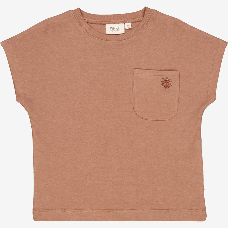Wheat Main  T-Shirt Marienkäfer Stickerei Jersey Tops and T-Shirts 2102 vintage rose
