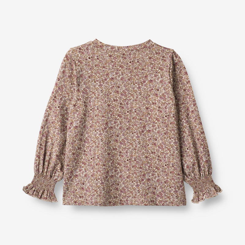 Wheat Main  T-Shirt Norma Jersey Tops and T-Shirts 0098 grey rose flowers