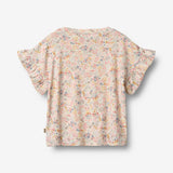 Wheat Main T-Shirt S/S Ally Jersey Tops and T-Shirts 9418 bright flowers