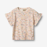 Wheat Main T-Shirt S/S Ally Jersey Tops and T-Shirts 9418 bright flowers