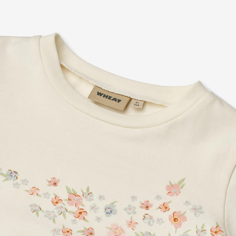 Wheat Main T-Shirt S/S Druck Tessa Jersey Tops and T-Shirts 3182 ivory 