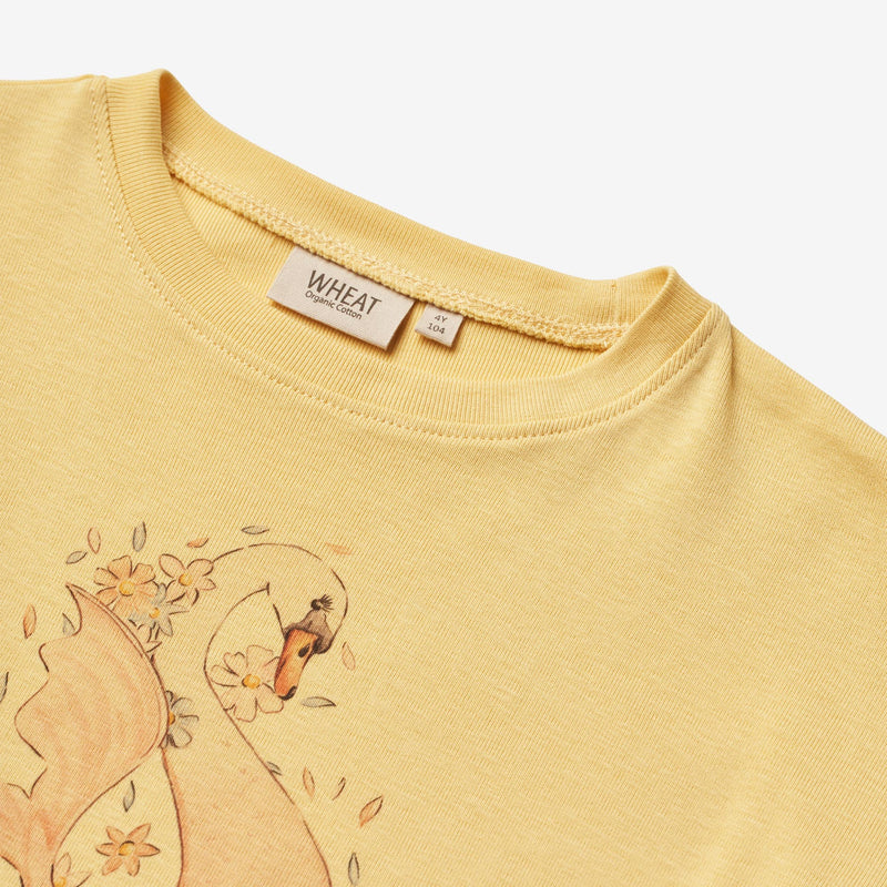 Wheat Main  T-Shirt S/S Esther Jersey Tops and T-Shirts 5001 pale apricot