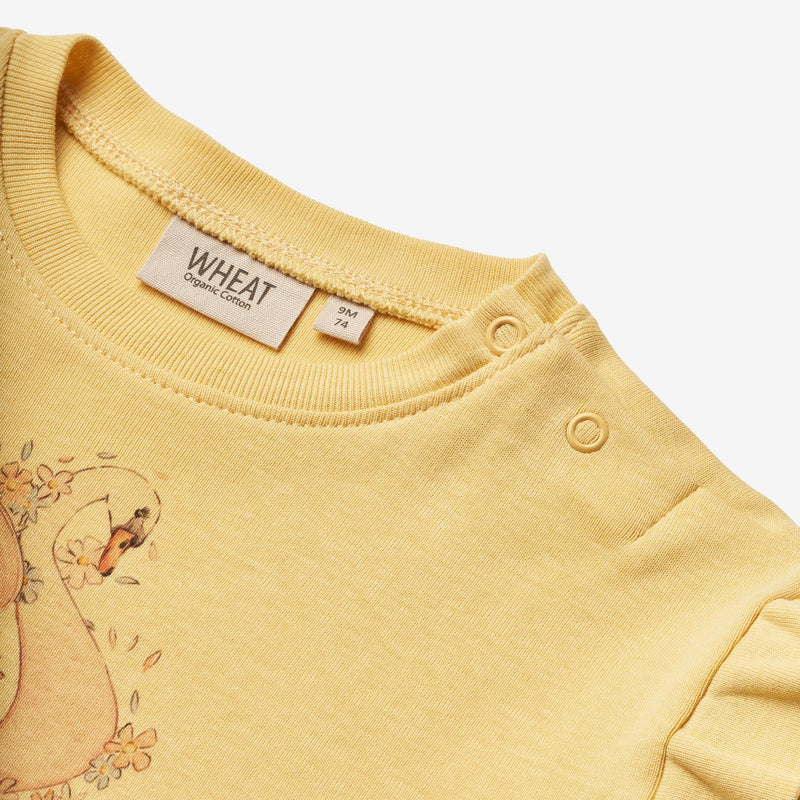 Wheat Main  T-Shirt S/S Esther Jersey Tops and T-Shirts 5001 pale apricot