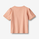 Wheat Main  T-Shirt S/S Iris Jersey Tops and T-Shirts 2563 soft coral