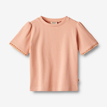 Wheat Main  T-Shirt S/S Iris Jersey Tops and T-Shirts 2563 soft coral