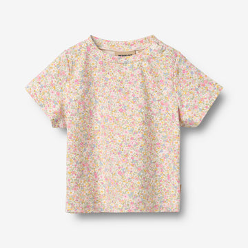 Wheat Main T-Shirt S/S Manna T-Shirt 9637 blush flower meadow