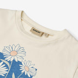 Wheat Main T-Shirt S/S Print Mirsa T-Shirt 3182 ivory