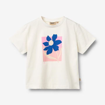 Wheat Main T-Shirt S/S Print Mirsa T-Shirt 9639 cloud