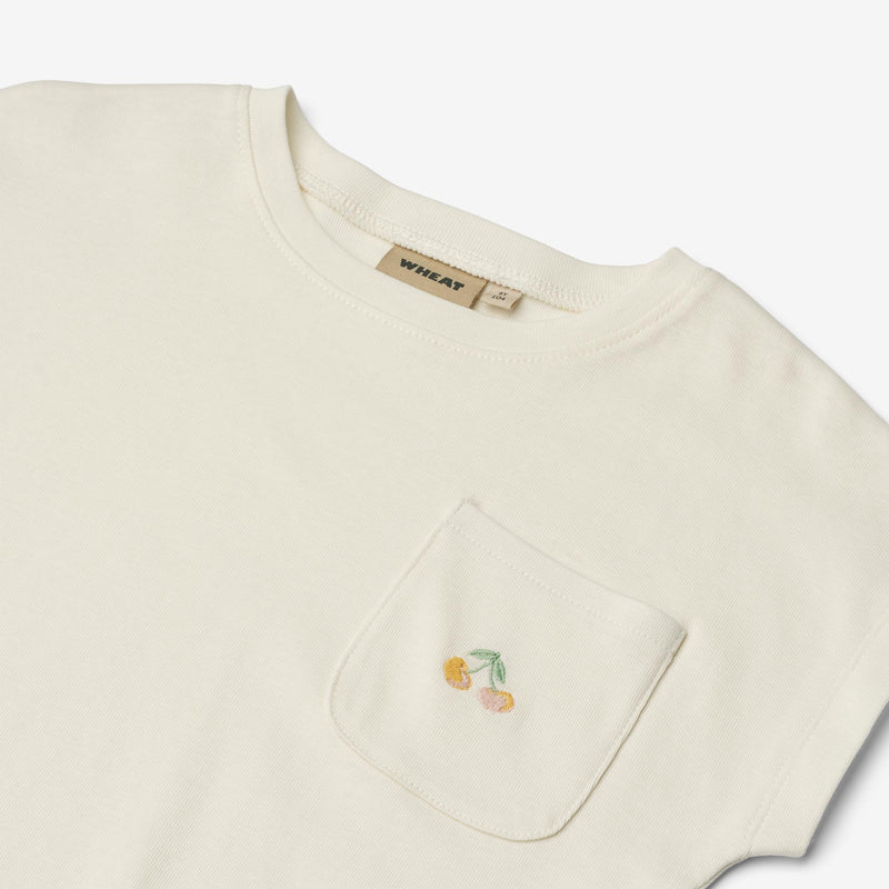 Wheat Main T-Shirt S/S Signe Jersey Tops and T-Shirts 3182 ivory 