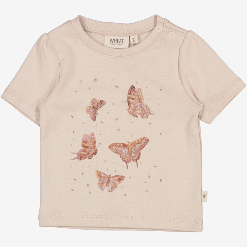 Wheat Main  T-Shirt Schmetterlinge | Baby Jersey Tops and T-Shirts 1356 pale lilac