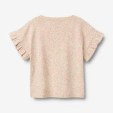 Wheat Main T-Shirt S/S Ally T-Shirt 9422 coral flowers