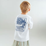 Wheat Main T-Shirt S/S Benno T-Shirt 9639 cloud