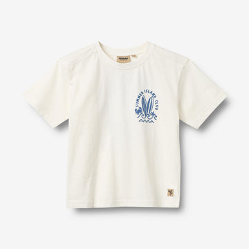 Wheat Main T-Shirt S/S Benno T-Shirt 9639 cloud