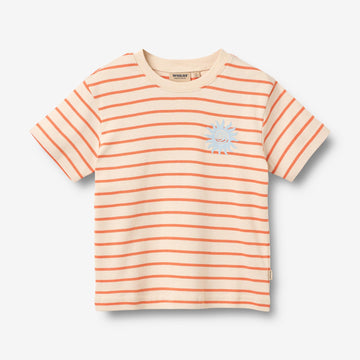 Wheat Main T-Shirt S/S Jay T-Shirt 9648 orange stripe