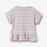 Wheat Main T-Shirt S/S Marie T-Shirt 9653 powder stripe