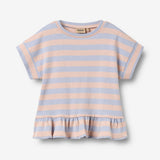 Wheat Main T-Shirt S/S Marie T-Shirt 9653 powder stripe