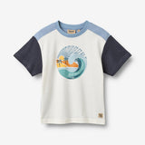 Wheat Main T-Shirt S/S Ville T-Shirt 3182 ivory