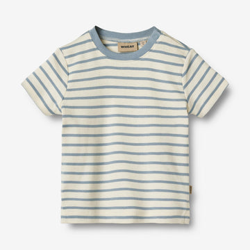 Wheat Main T-skjorte Tobias | Baby Jersey Tops and T-Shirts 1479 shell stripe