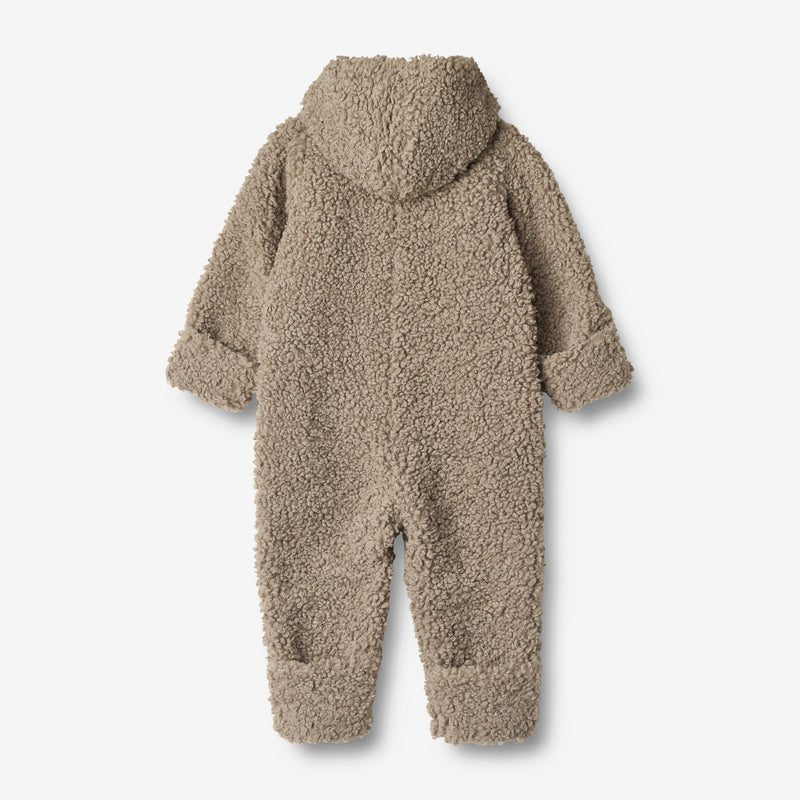 Wheat Outerwear Teddy-Overall Bambi | Baby Pile 3239 beige stone