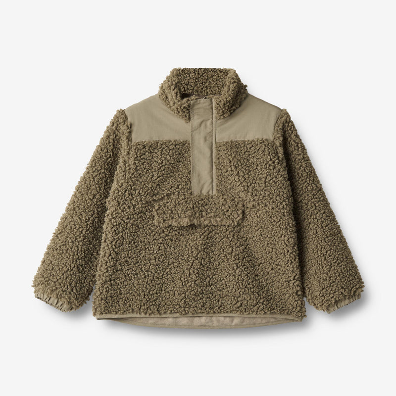 Wheat Outerwear Teddy Anorak Vema Pile 9034 herb