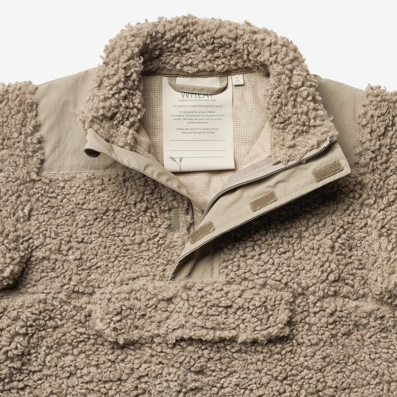 Wheat Outerwear Teddyjacke Ruko Pile 3239 beige stone