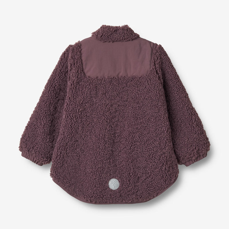 Wheat Outerwear Teddy Jacke Vema Pile 1209 winter purple