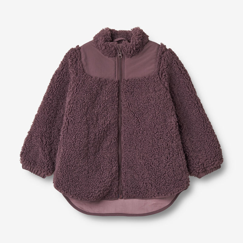 Wheat Outerwear Teddy Jacke Vema Pile 1209 winter purple