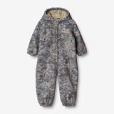 Wheat Outerwear Thermo-Anzug Hayden | Baby Thermo 1112 rainy blue clouds