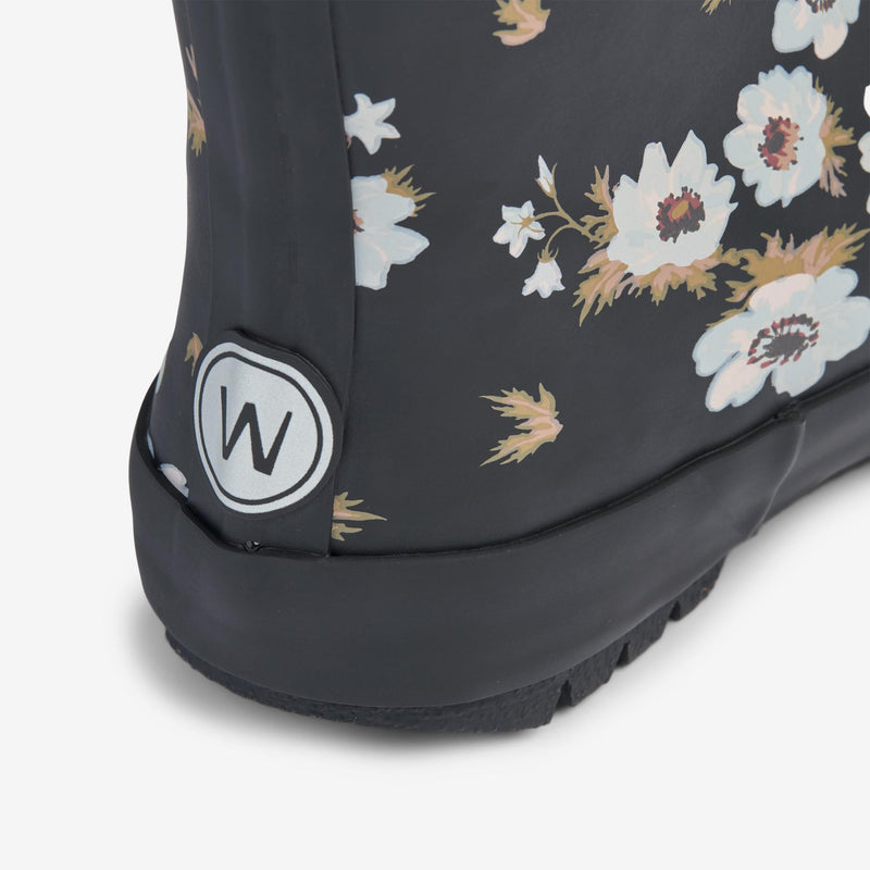 Wheat Footwear Thermo-Gummistiefel Print Rubber Boots 0035 black flowers