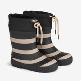 Wheat Footwear Thermo-Gummistiefel Print Rubber Boots 0040 black stripe