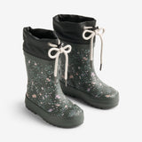 Wheat Footwear Thermo-Gummistiefel einfarbig Rubber Boot 9533 forest lake checked flowers