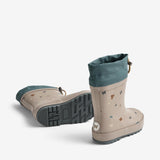 Wheat Footwear Thermo-Gummistiefel einfarbig Rubber Boot 9780 grey moon letters