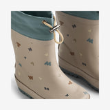 Wheat Footwear Thermo-Gummistiefel einfarbig Rubber Boot 9780 grey moon letters