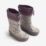 Wheat Footwear Thermo-Gummistiefel einfarbig Rubber Boot 9904 soft sand flowers