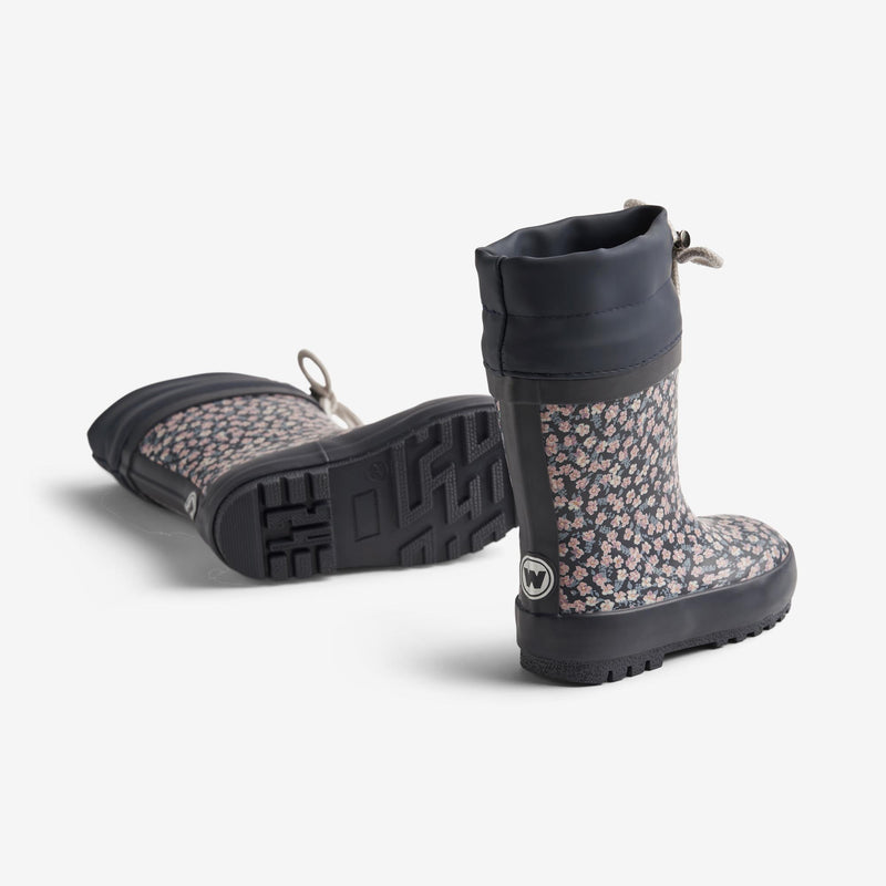 Thermo-Gummistiefel einfarbig raining flowers –