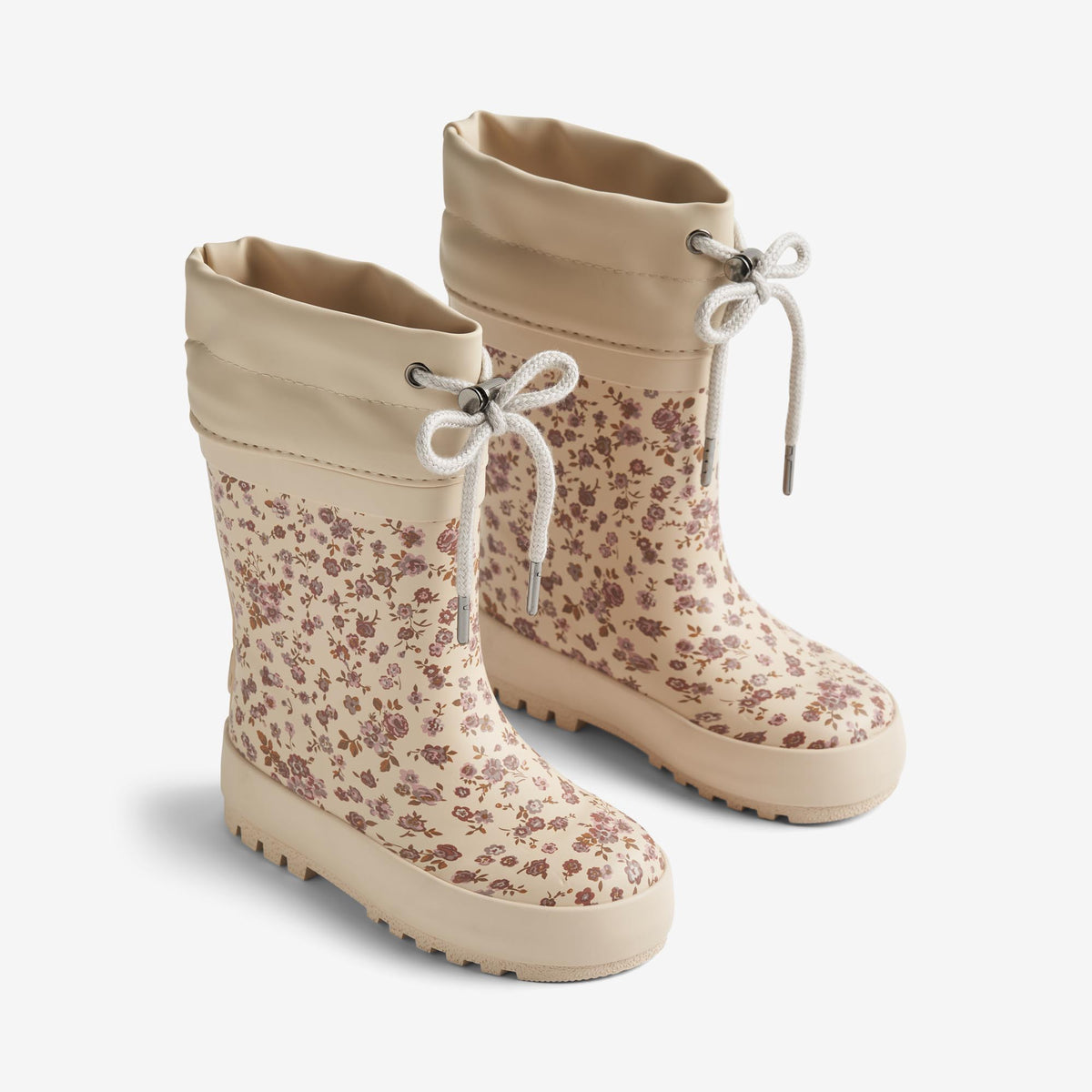 Gummistiefel Wolle Thermo-Gummistiefel Einfarbig Rose Flowers