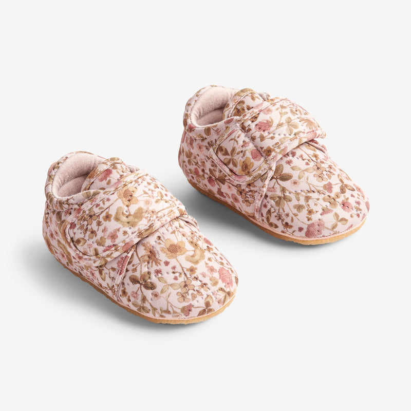 Wheat Footwear Thermo-Hausschuh Sasha | Baby Indoor Shoes 3132 watercolor flora