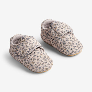 Wheat Footwear Thermo-Hausschuh Sasha | Baby Indoor Shoes 3133 watercolor insects