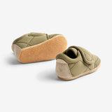 Wheat Footwear Thermo-Hausschuh Sasha | Baby Indoor Shoes 4214 olive