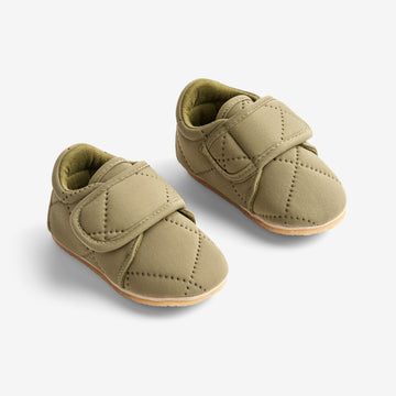 Wheat Footwear Thermo-Hausschuh Sasha | Baby Indoor Shoes 4214 olive
