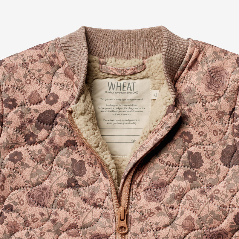 Wheat Outerwear Thermo-Jacke Helga Thermo 2474 rose dawn flowers