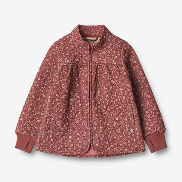 Wheat Outerwear Thermo-Jacke Thilde Thermo 2077 red flowers