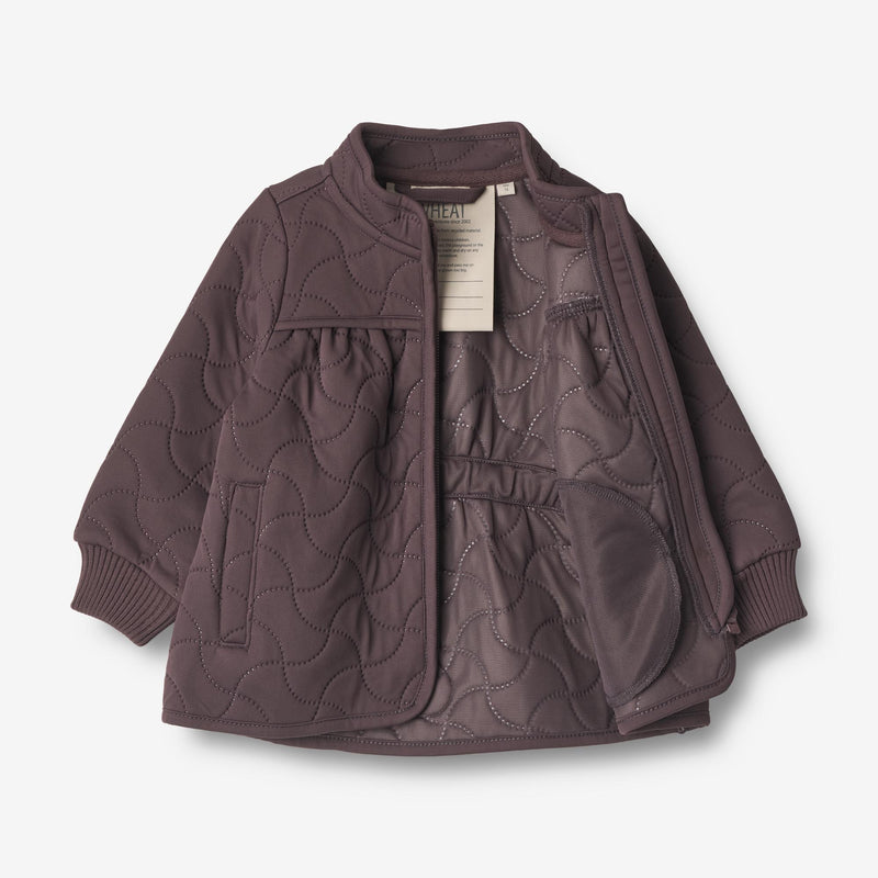 Wheat Outerwear Thermojacke Thilde | Baby Thermo 3118 eggplant
