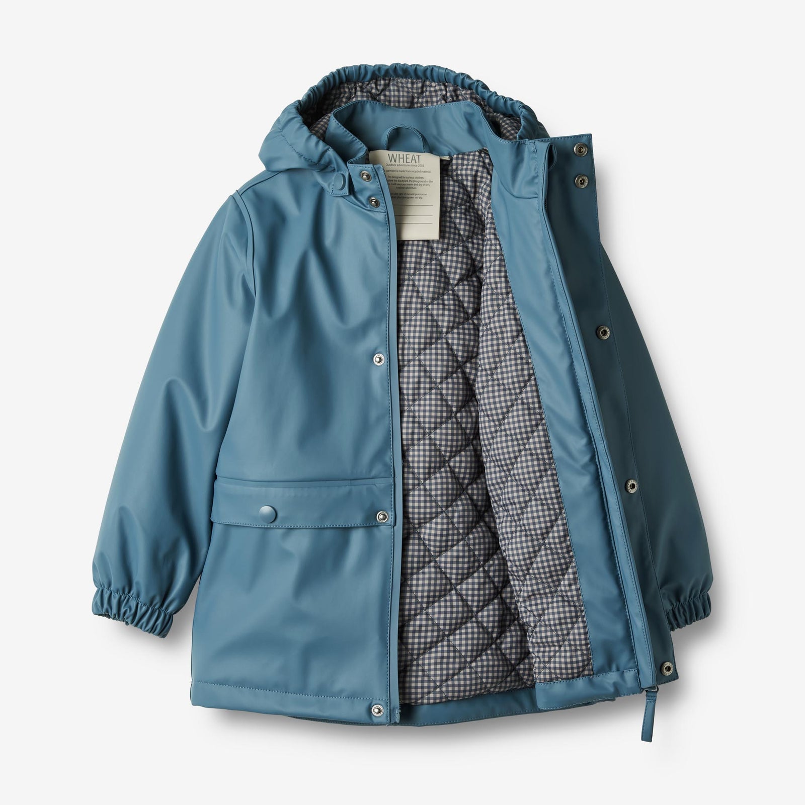 Thermo-Regenjacke Ajo blue fusion Dänische Kindermode Wheat