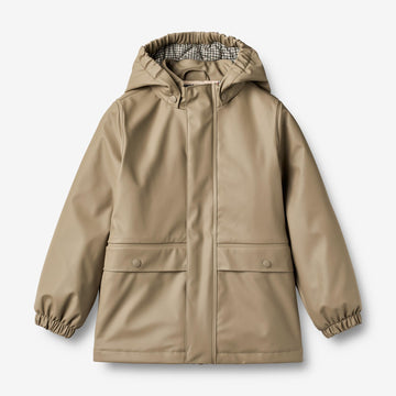 Wheat Outerwear Thermo-Regenmantel Aju Jacket 0099 grey stone