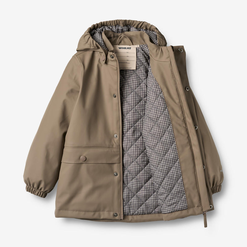 Wheat Outerwear Thermo-Regenmantel Aju Jacket 1138 dry wood